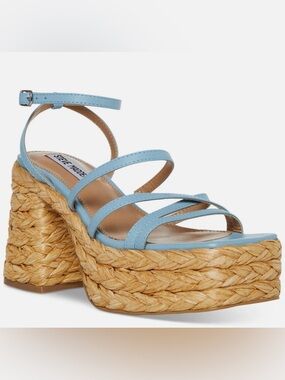 Steve Madden Belise Blue Espadrilles Sz 9.5 BNWB